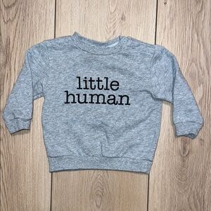 Little Human Kids Gray Sweatshirt